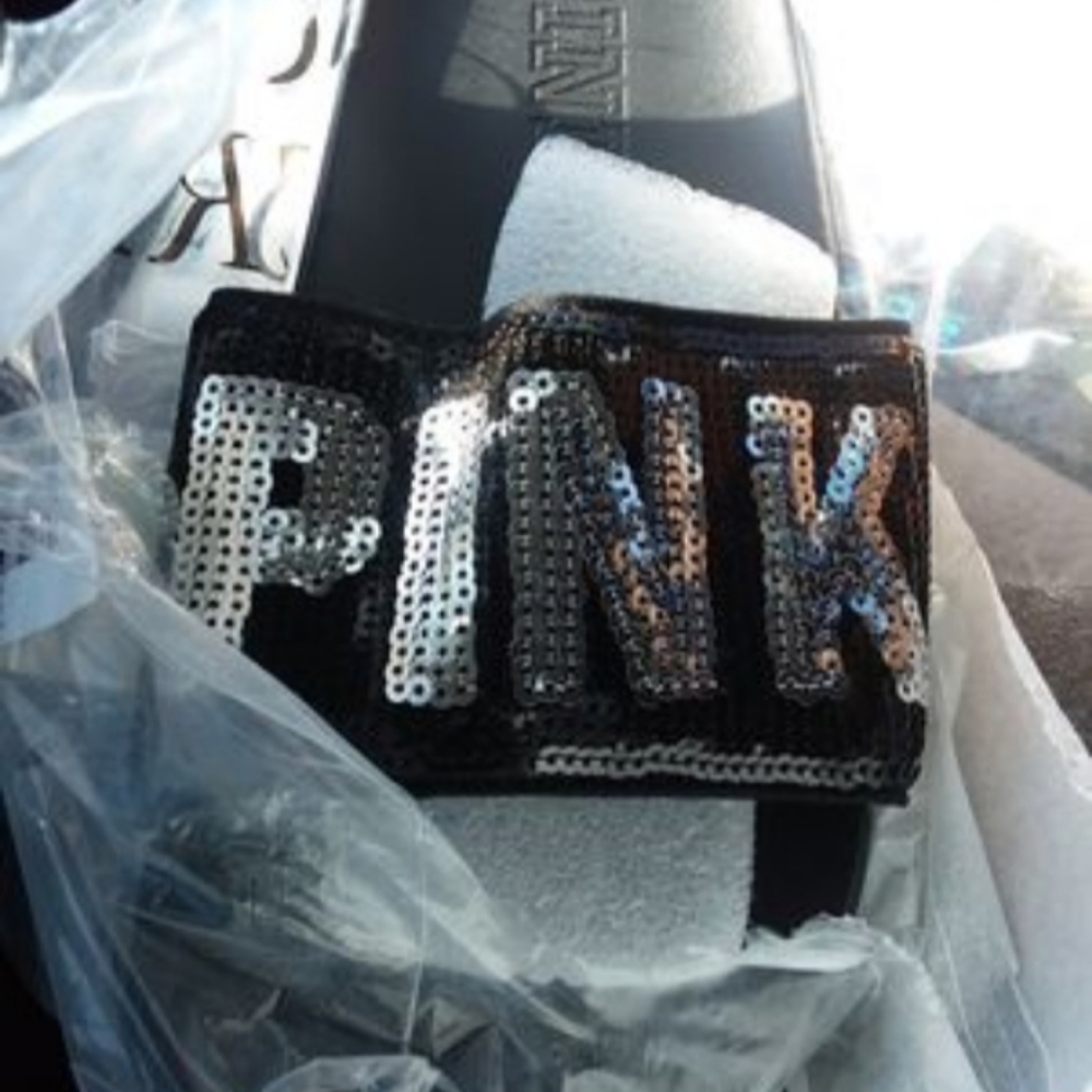 New large Victoria's Secret pink Slides